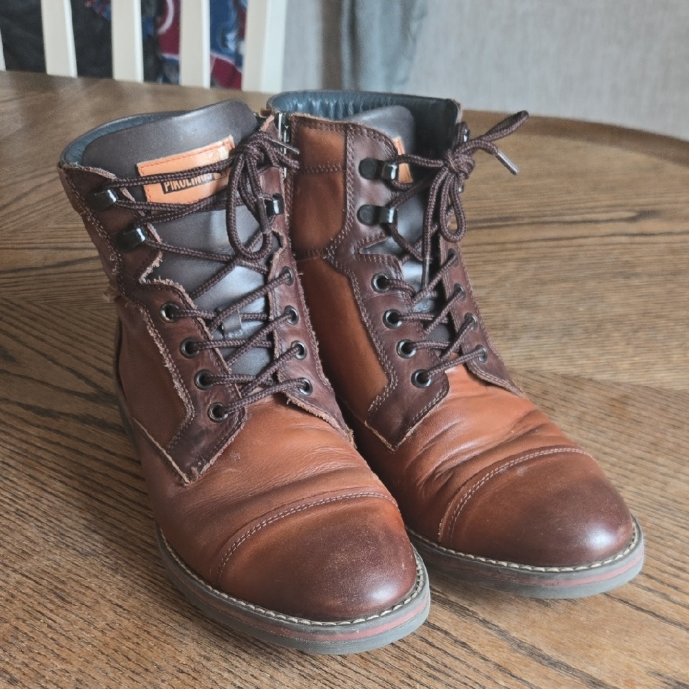 PIKOLINOS YORK Lace-up boots with zip inside